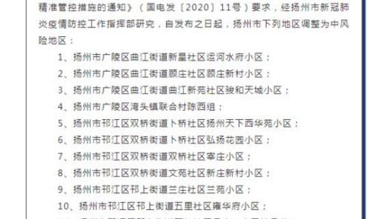 扬州新增36例本土确诊病例轨迹 扬州确诊病例详情轨迹 扬州新增36例本土确诊病例轨迹 扬州确诊病例详情轨迹