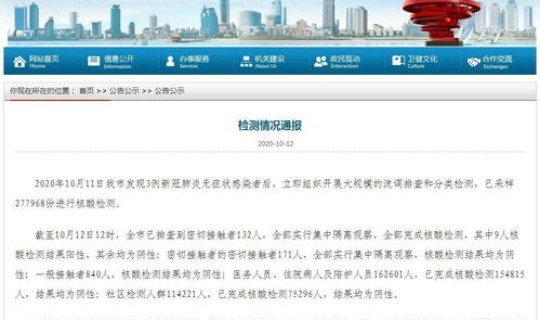 青岛疫情最新通报今天详情查询	，今日疫情最新消息