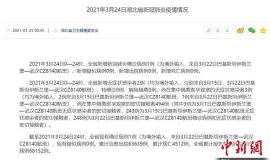 湖北新增确诊1例本土病例详情，湖北新增确诊40例