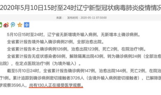 辽宁沈阳公布新增1例(辽宁沈阳又发现一例吗今天)