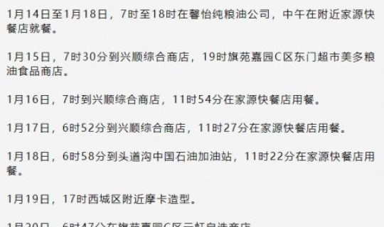 黑龙江确诊患者行动轨迹？黑龙江确诊病例轨迹查询