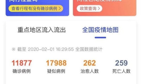 疫情确诊行程查询？全国疫情
