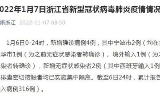 浙江新冠病例最新消息?浙江今天新增新冠 浙江新冠病例最新消息?浙江今天新增新冠
