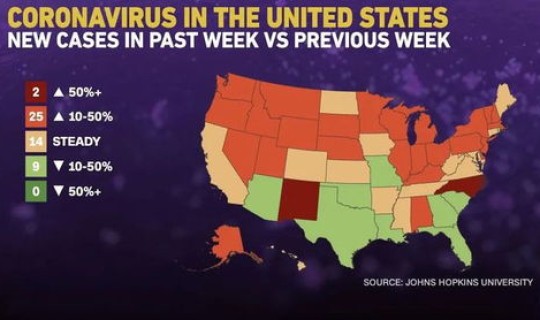 美国新冠疫情最新消息占比分析？美国有疫情吗