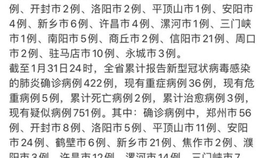 郑州确诊病例81例(郑州确诊病例详细日期)