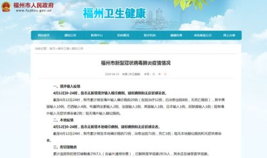 福建新增疫情最新(福建最近的疫情) 福建新增疫情最新(福建最近的疫情)