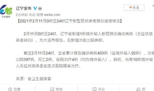 辽宁境外输入病例详情表？境外输入病例