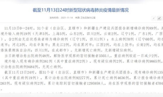 辽宁新增2例本土确诊病例是哪里，辽宁本土病例最新