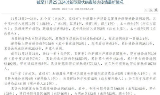 内蒙古新增本土病例1个在哪里 内蒙古新增本土确诊病例十例