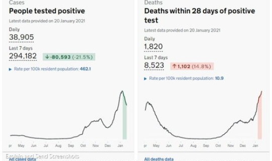 英国 新冠 死亡率高吗，英国人口死亡率