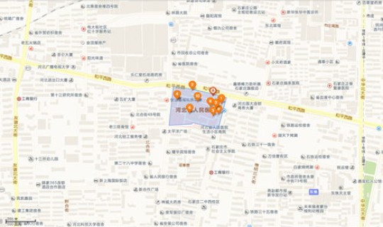 石家庄疫情都分布在哪里，石家庄医院分布图