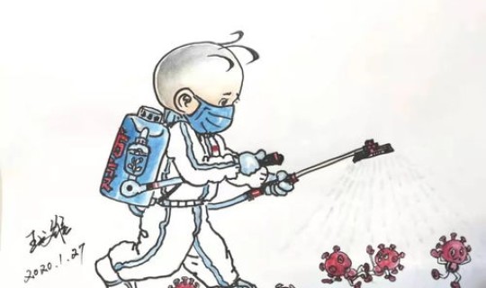 疫情主题的漫画作品 抗击疫情主题漫画