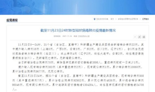 辽宁省新增2例死亡(辽宁省卫健委最新发布)
