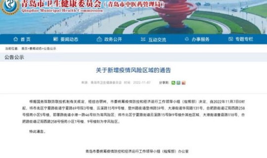 青岛疫情风险较小？青岛疫情最新消息风险等级