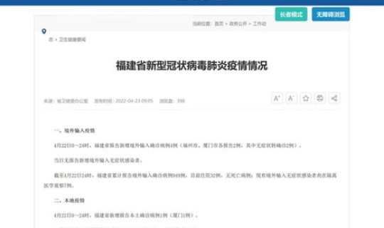 福建又新增一例病例是哪里的 福建省报告新增病例 福建又新增一例病例是哪里的 福建省报告新增病例