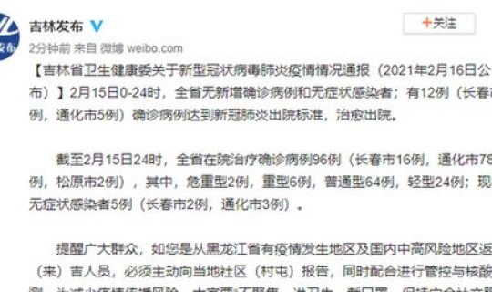 通化病亡一例新冠病例详情公布 吉林通化疫情最新情况