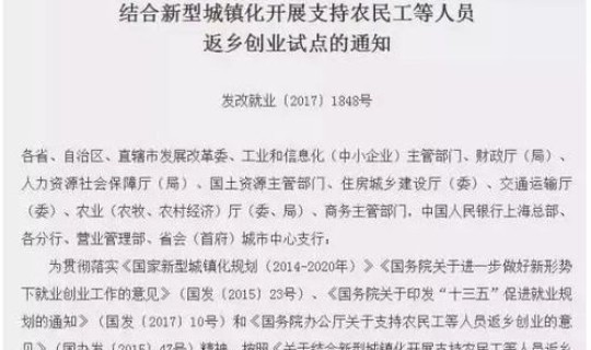 返乡政策查询入口最新消息通知(返乡创业补贴政策)