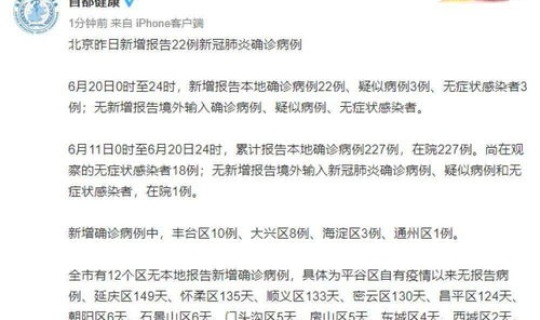北京朝阳区病例分布(北京确诊病例分布在哪)
