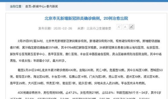 济南新增新冠肺炎？北京肺炎