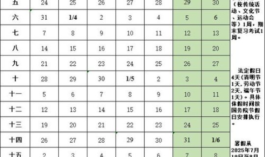 春节 放假 2025 2025寒假放假时间表 春节 放假 2025 2025寒假放假时间表