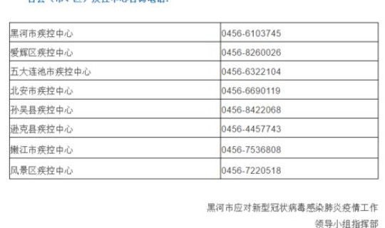 黑河新增病例活动轨迹？黑龙江疫情感染者轨迹