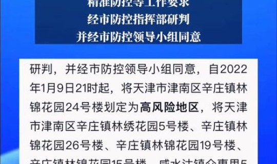 天津市中风险还是高风险？中高风险是指什么风险