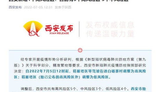 西安是高风险区还是低风险区呢，医疗高风险区域包括哪些