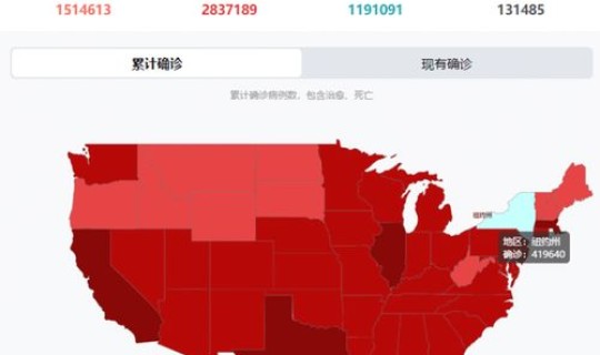 美国疫情最新情况最新消息 新增，美国有疫情吗