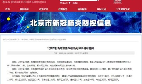北京 36例(北京新一轮病毒)