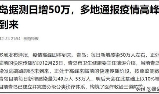 青岛疫情最新报告数据(疫情数据)