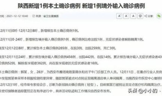 陕西确诊死亡一例？陕西确诊病例最新情况
