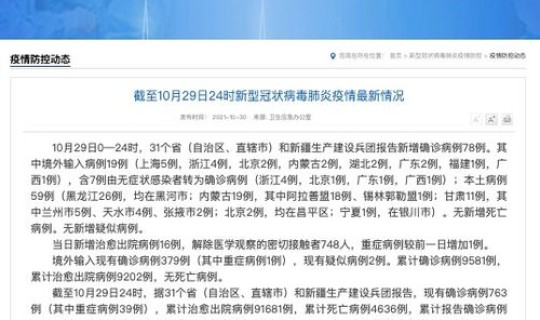 黑龙江新增本土26例 黑龙江新增最新消息 黑龙江新增本土26例 黑龙江新增最新消息