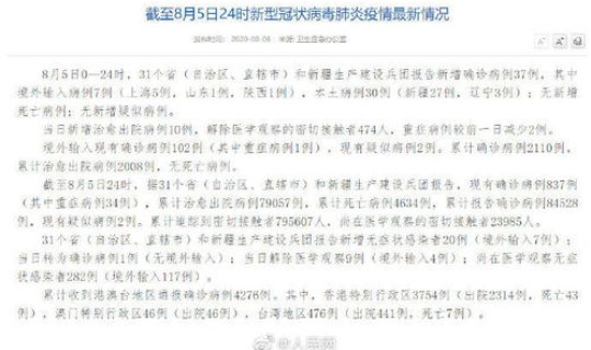 31省新增确诊22例 其中 今日31省新增确诊
