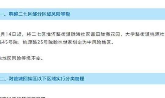 郑州中风险地区解封时间查询(郑州高速什么时候解封)