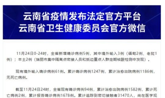 瑞丽市新增确诊病例最新消息 今天瑞丽疫情最新消息