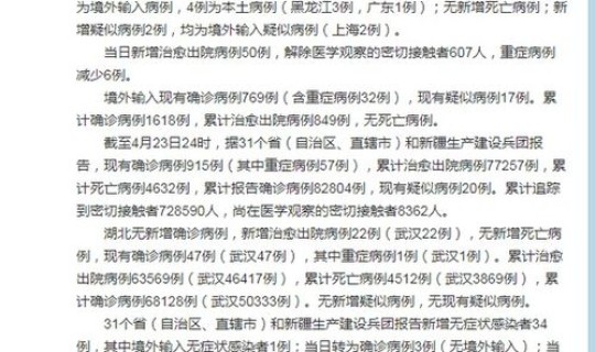 辽宁新增4例本土确诊病例 新闻	，31省市新增本土病例最新消息
