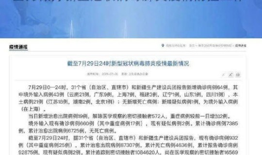 福建本土确诊最新病例，福建本土确诊多少例