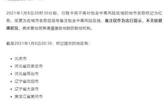 中高风险地区标志 进入高风险地区有标志吗