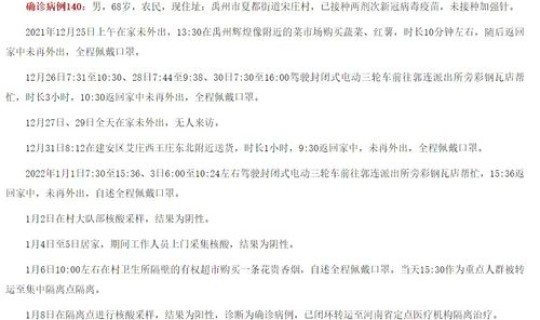 山东新增1例活动轨迹 山东省境外输入新冠肺炎确诊病例活动轨迹汇总