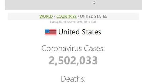 美国新冠肺炎确诊病例超12万例？全球新冠肺炎确诊病例