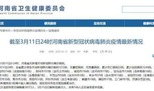 河南新增1例本土病例详情查询，河南本土病例1例是哪里的