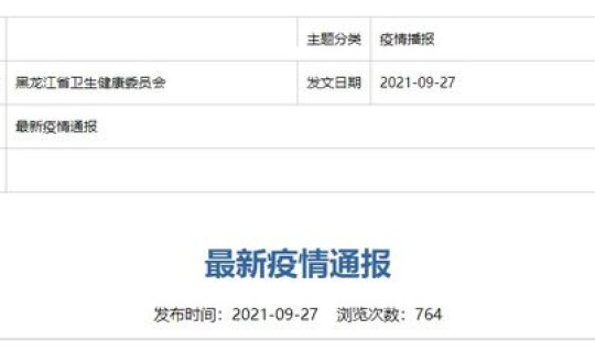 黑龙江新增22例确诊 9例无症状病例(黑龙江绥化市新增1例无症状感染者行动轨迹公布)