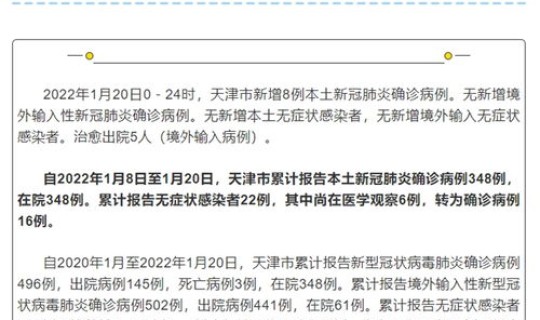 内蒙古昨日新增8例本土确诊病例 今天新增本土确诊病例多少例