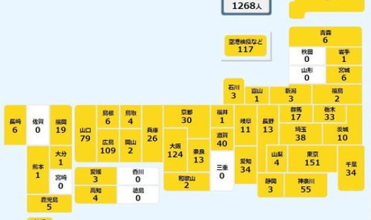 感染人数公布	，疫情感染人数