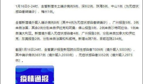 广东新增6例详情 广东新增确诊40例