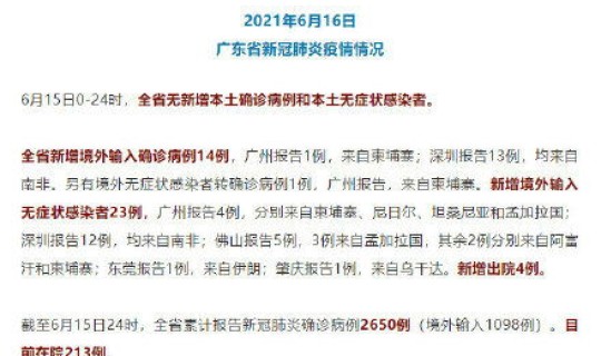 陕西昨日新增病例详情公布(广东新增病例)