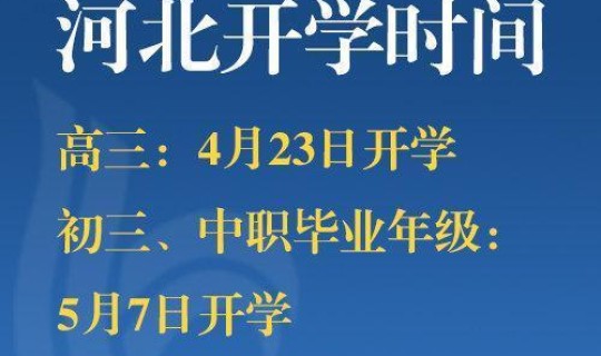 河北开学时间2022最新消息？初三开学时间一般是几月几号