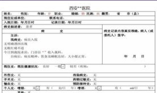 北京确诊病历 emr的电子病历