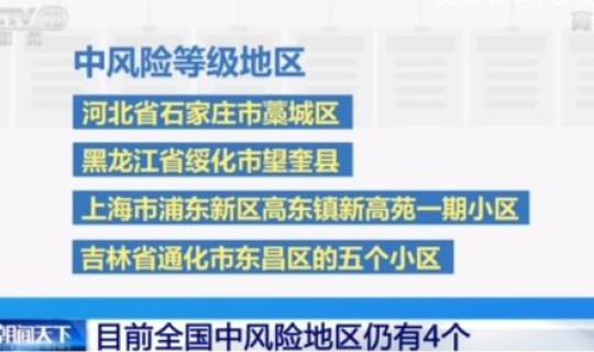 河南高风险地区清零最新消息？河南中高风险地区清零