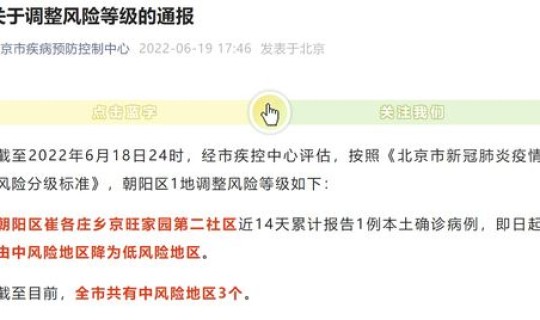 北京地区中高风险地区目录(2022年11月1日起北京中高风险地区最新名单)